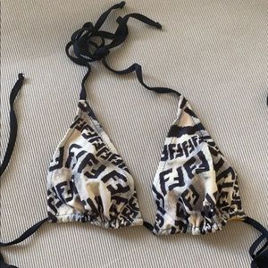 FENDI Triangle Bikini Top